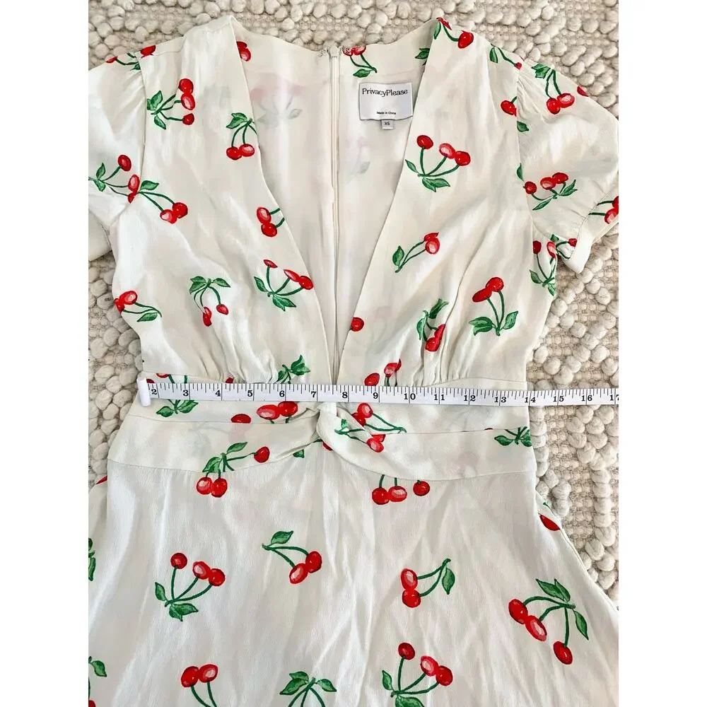 Revolve Privacy Please Wilmar Mini Cherry Dress Red
Cream Size Extra Small XS - Picture 6 of 6